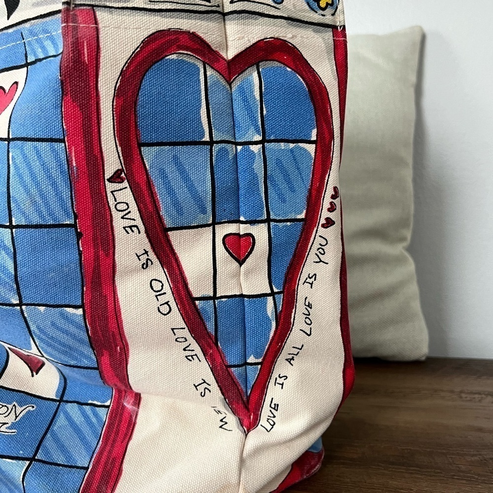 Brighton Tom Clancy‎ Holiday 2020 Love Sparkle Canvas Tote - Picture 6 of 7